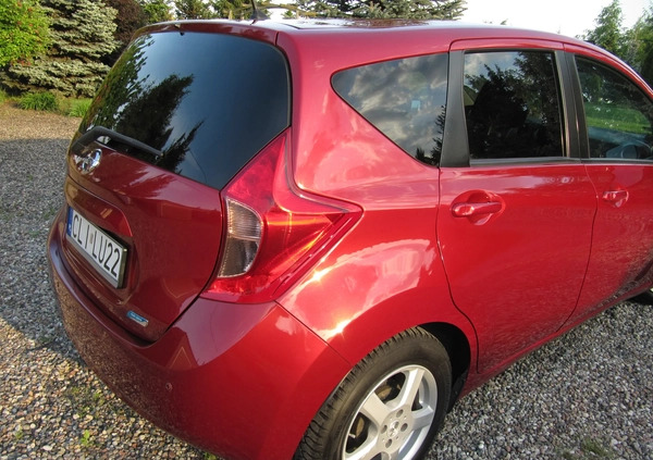 Nissan Note cena 28900 przebieg: 128900, rok produkcji 2013 z Lipno małe 172